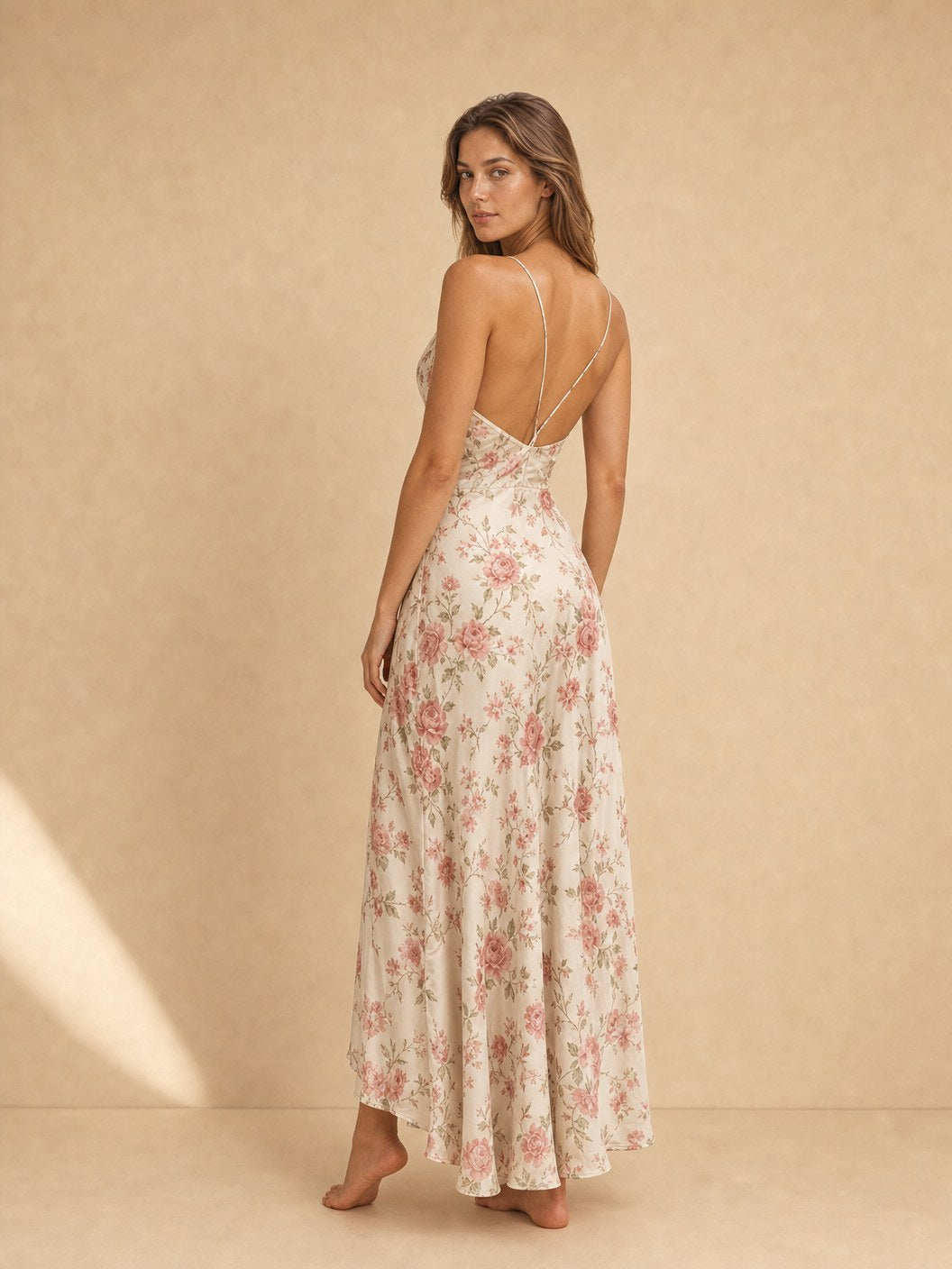 Amelie Florales Maxikleid Ansicht 3 - Evoke Mode