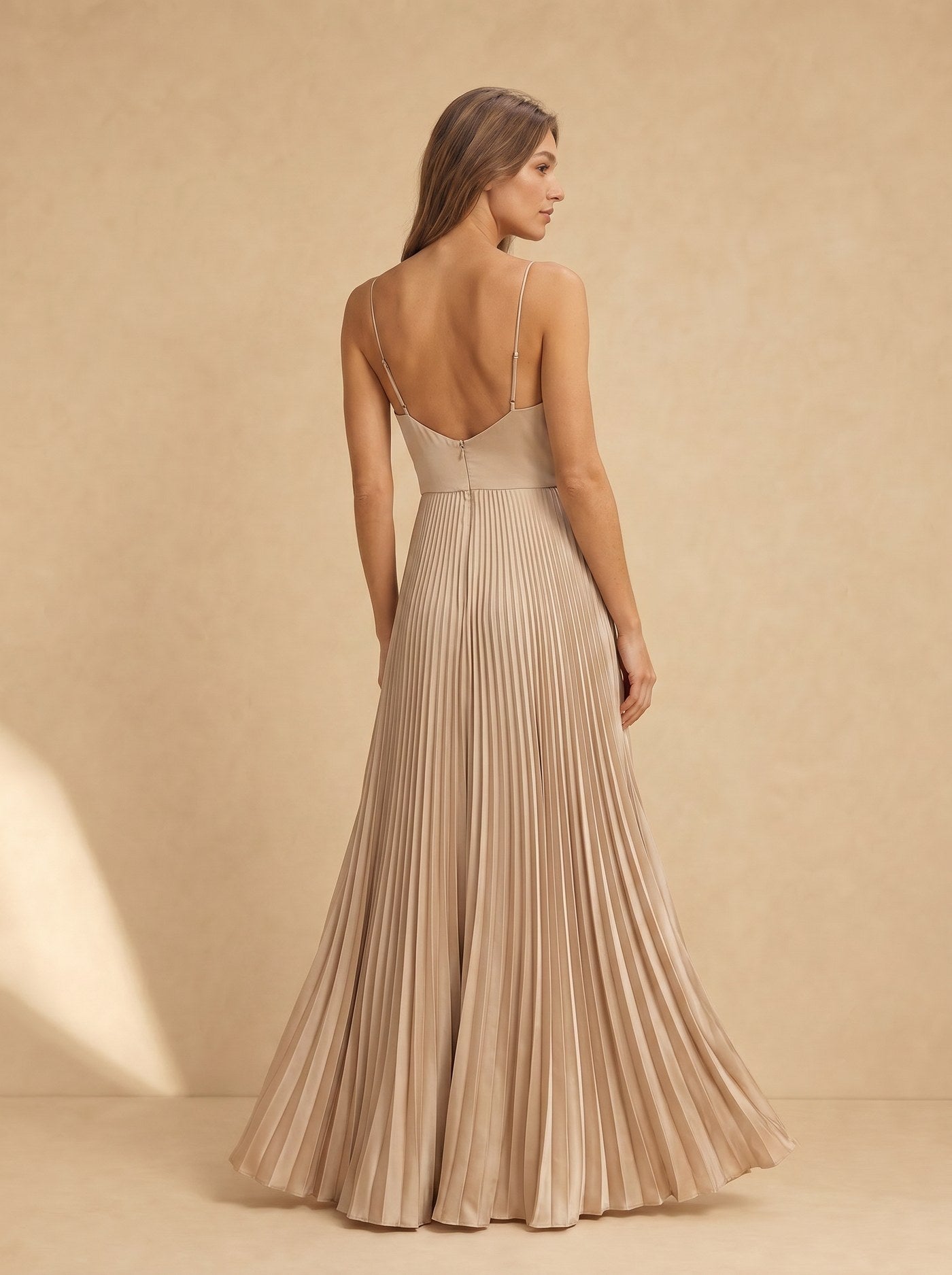Hanna Plissiertes Maxikleid Ansicht 3 - Evoke Mode