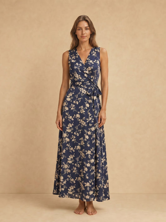 Nora Florales Wickel-Maxikleid Ansicht 1 - Evoke Mode
