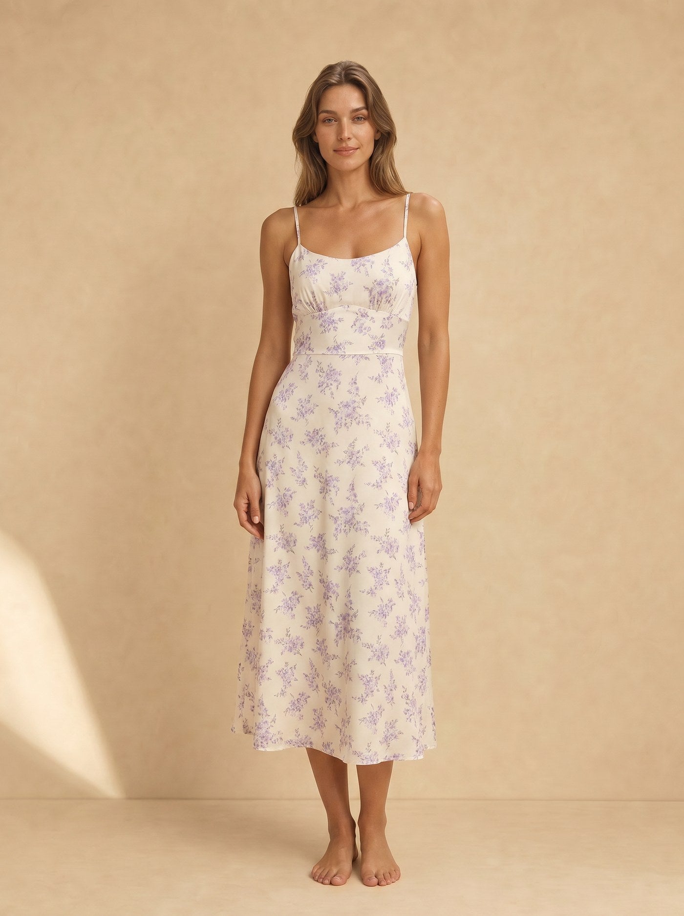 Sofia Florales Midikleid Ansicht 1 - Evoke Mode