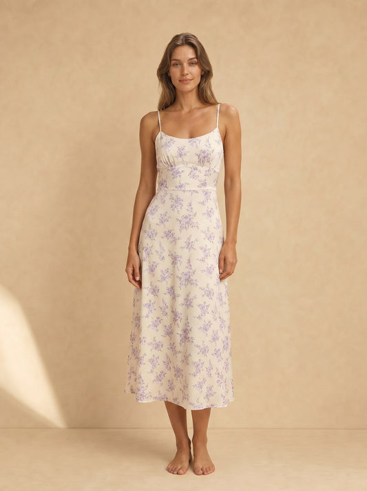 Sofia Florales Midikleid Ansicht 1 - Evoke Mode