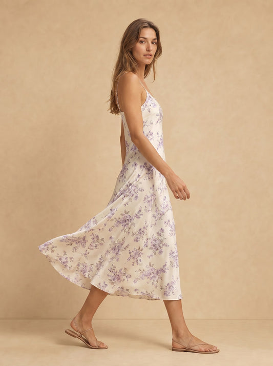 Sofia Florales Midikleid Ansicht 2 - Evoke Mode