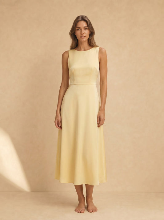 Theresa A-Linien Midikleid Ansicht 1 - Evoke Mode