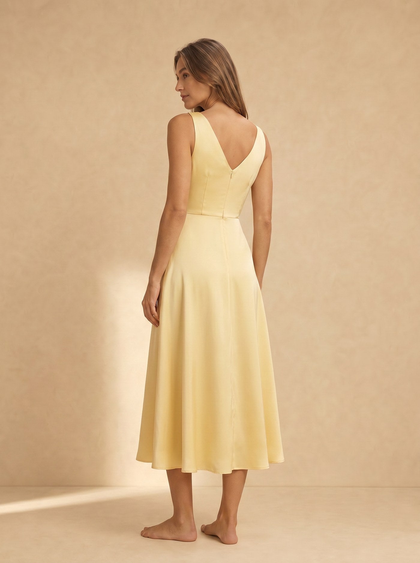 Theresa A-Linien Midikleid Ansicht 3 - Evoke Mode